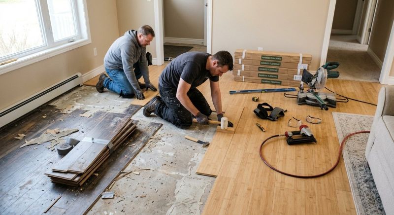 Bamboo Flooring Installation in Rock Hill, SC