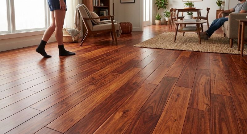 Cherry Floor Installation in Fort Mill, SC