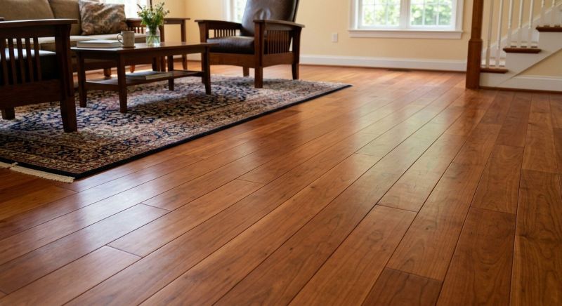 Cherry Floor Installation in Lancaster County, SC