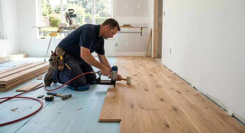 Hardwood Floor Installation in Mecklenburg County, NC