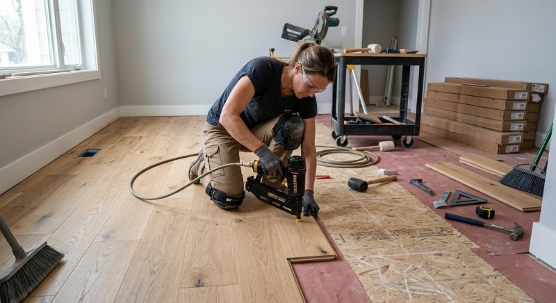 Hardwood Floor Installation in York, SC