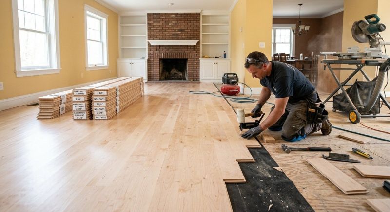 Maple Flooring Installation in Chester, SC