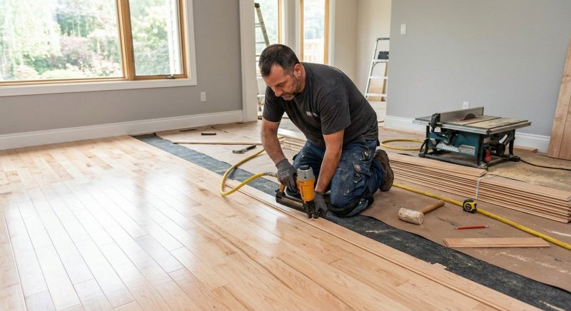 Maple Flooring Installation in Chester, SC