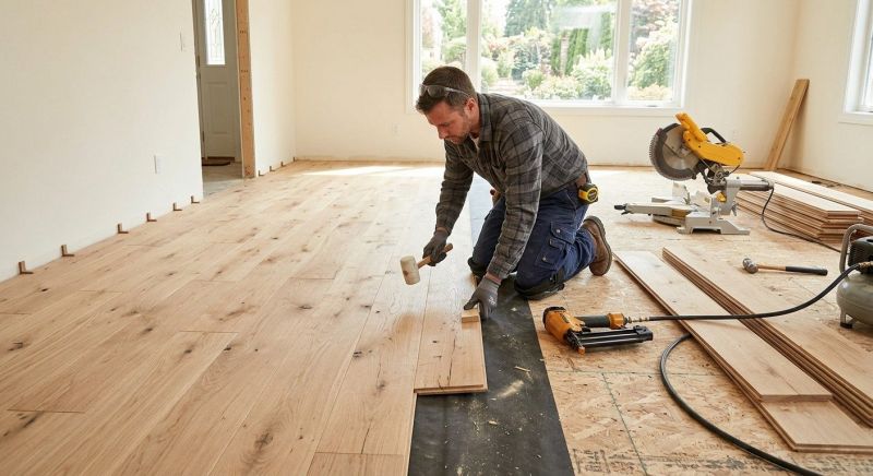 Oak Floor Installation in Edgemoor, SC