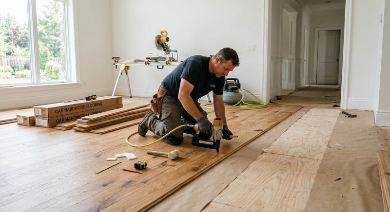 Oak Floor Installation in Edgemoor, SC