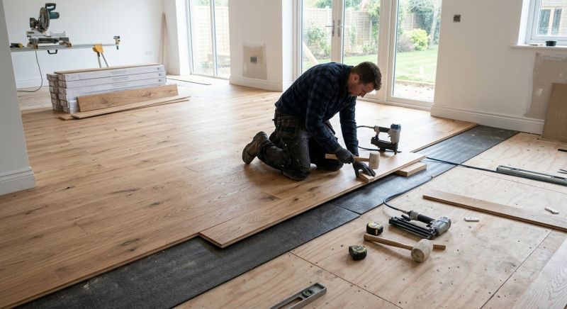 Oak Floor Installation in Gaston County, NC