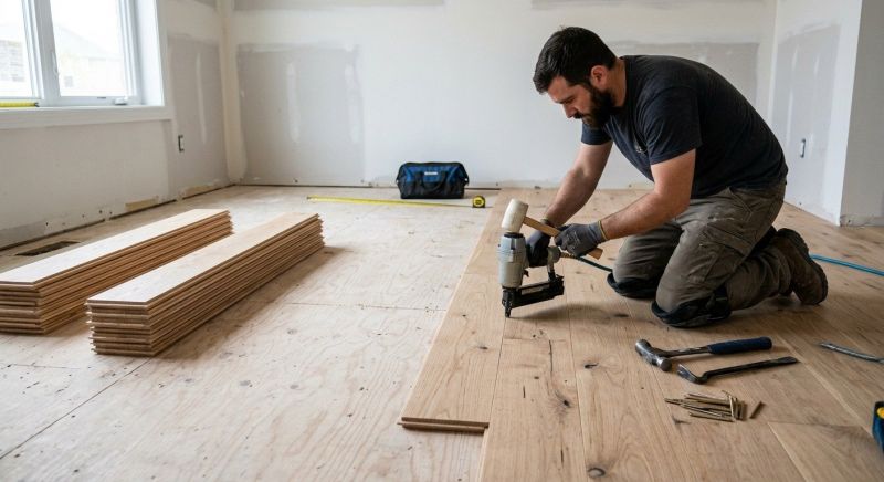 Oak Floor Installation in York, SC