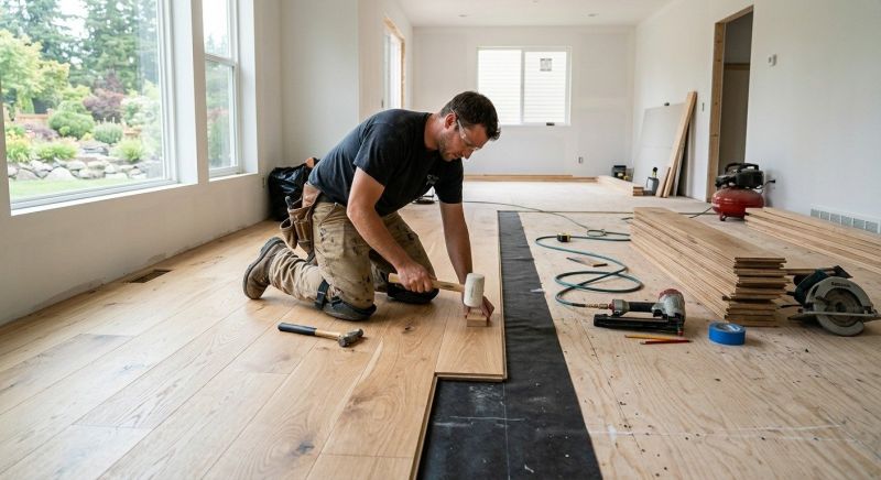 Oak Floor Replacement in Rock Hill, SC