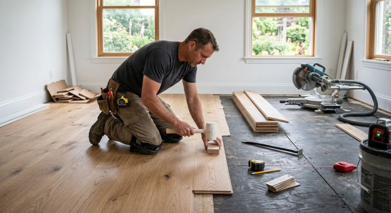 Plank Floor Installation in Rock Hill, SC