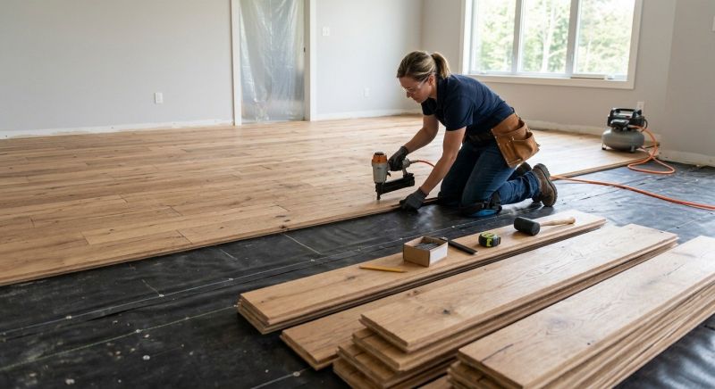 Plank Floor Installation in Rock Hill, SC