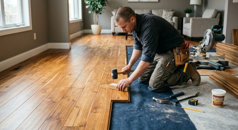 Teak Flooring Installation in Rock Hill, SC