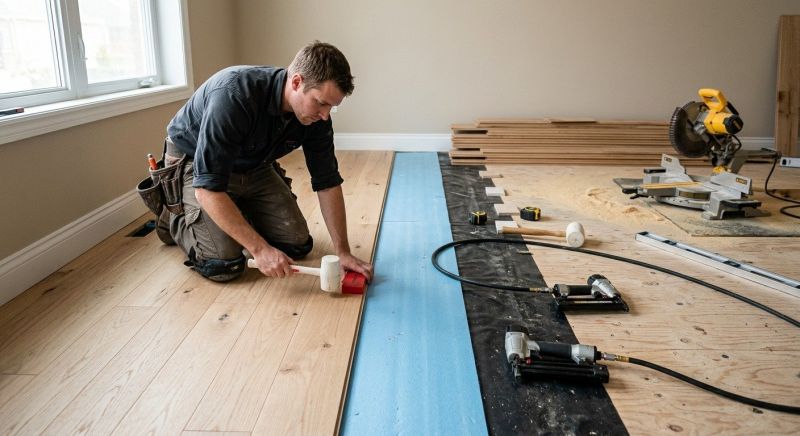 Walnut Flooring Installation in Rock Hill, SC