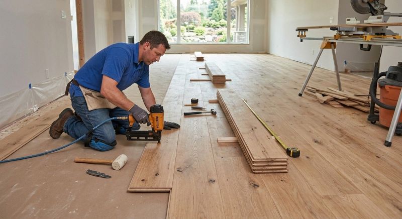 Wide Plank Floor Installation in Rock Hill, SC
