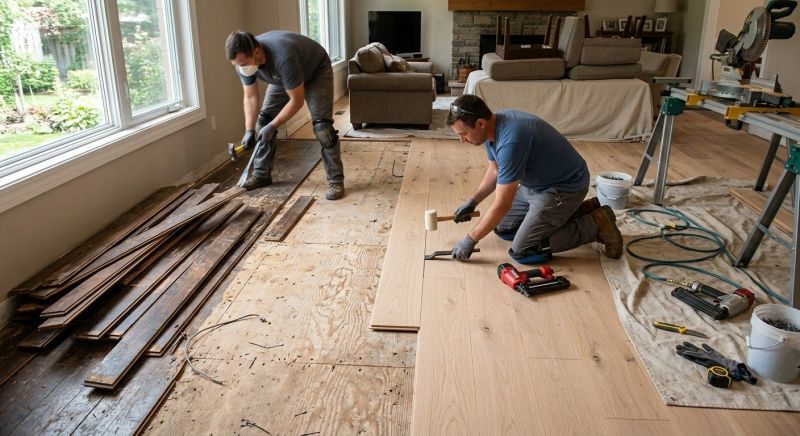 Wood Floor Replacement in Chester, SC